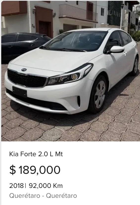 Kia Forte 2.0 L MT