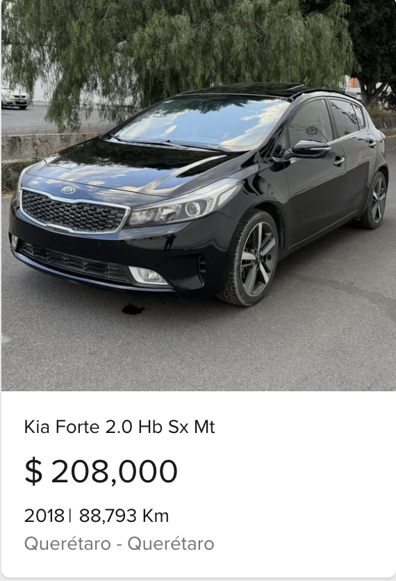 Kia Forte 2.0 HB SX MT