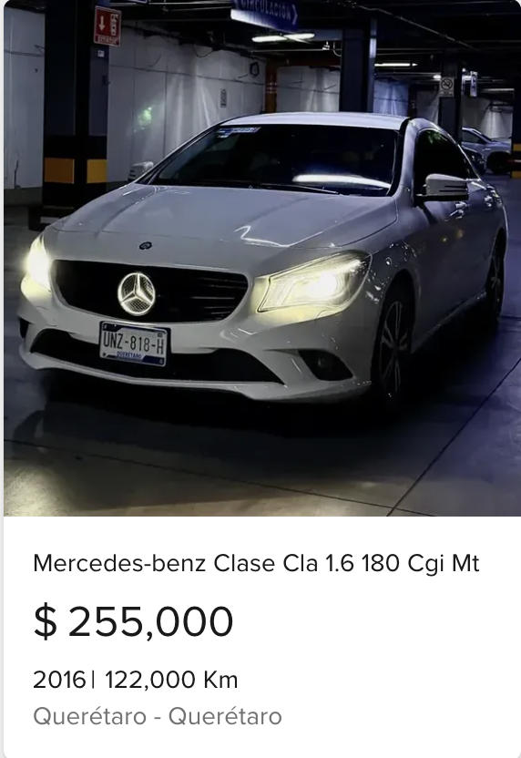 Mercedes-Benz Clase CLA 1.6 180 CGI MT