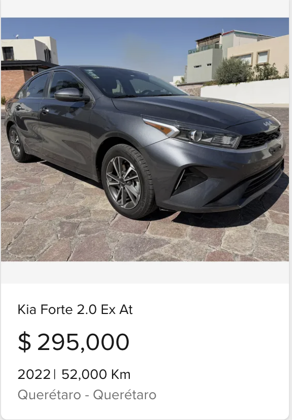 Kia Forte 2.0 EX AT